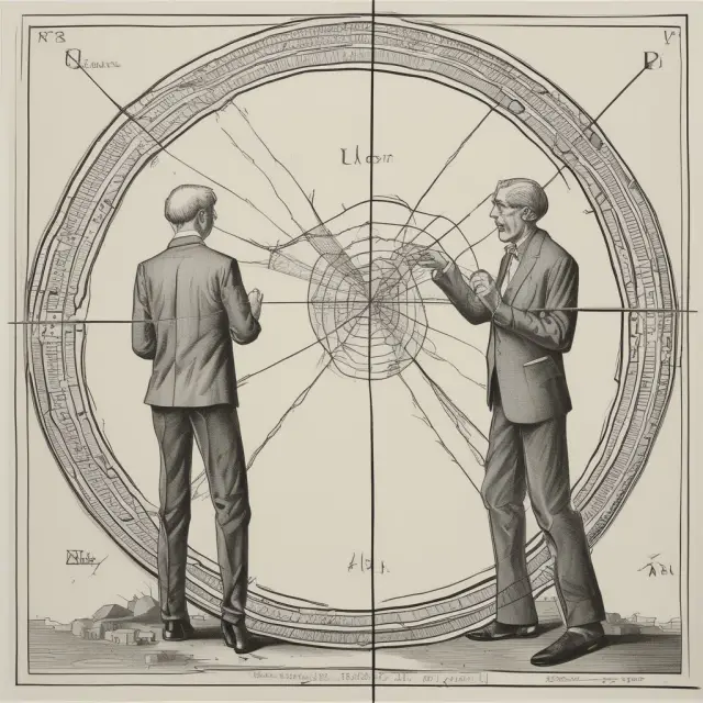 Two interconnected orbs, one labelled 