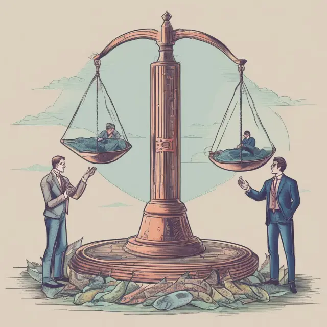 Investors evaluating unlevered betas on a scale to fairly compare different firms