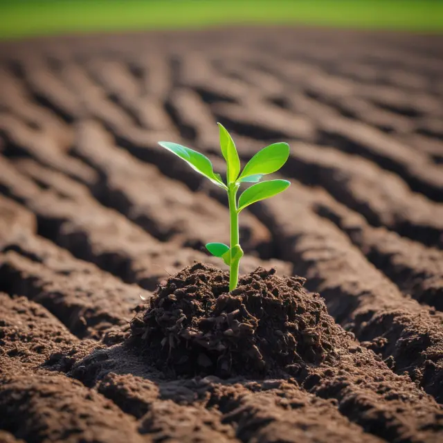 Unlevered Beta representing a seedling among stocks, indicating how it measures a company