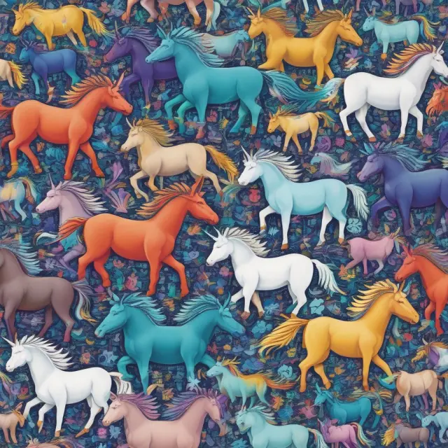 Image: A mosaic of various unicorns symbolizing the formation of unlimited liability companies in diverse jurisdictions