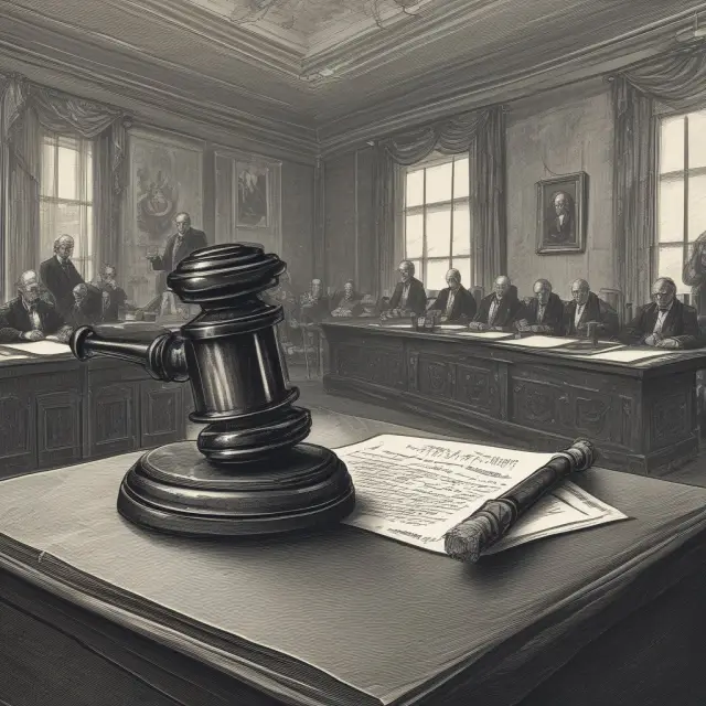 Gavel striking unlisted stock on trading floor: Unlisted Trading Privileges Act