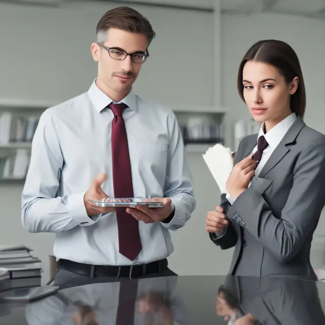 An auditor, symbolized as a wise figure, holding an unblemished mirror reflecting the accurate and financially sound statements