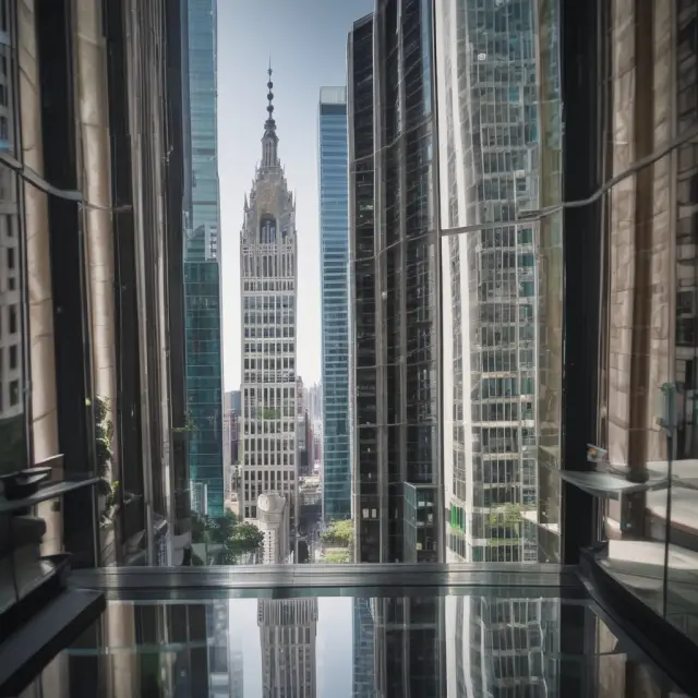 Two mirrors reflecting similar companies: one traded and one unquoted, illustrating the comparables approach in valuing an unquoted public company