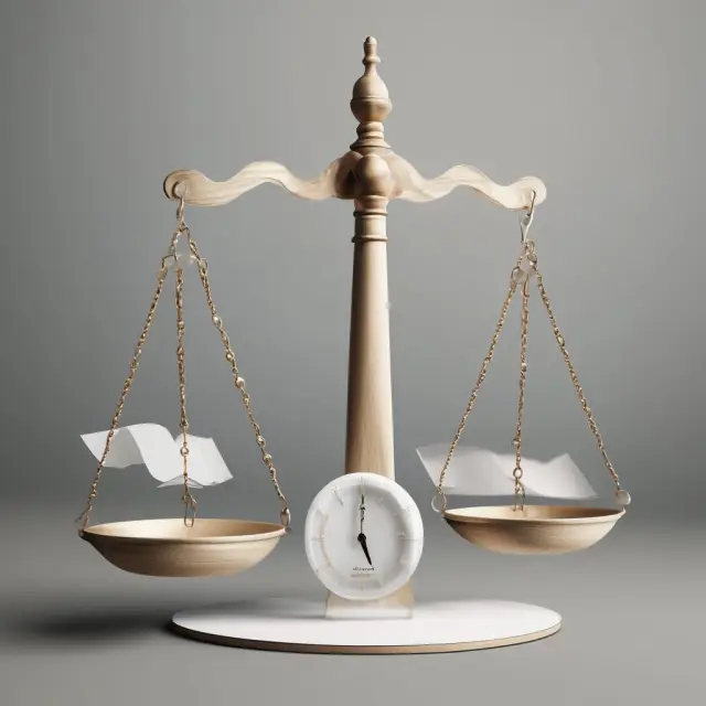 Scale illustrating unrealized losses and gains in a portfolio