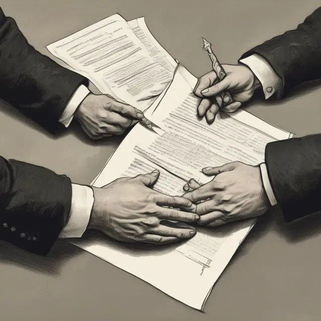 Two hands displaying one recorded deed and an unrecorded deed, illustrating the importance of recording property transactions for a smooth sale