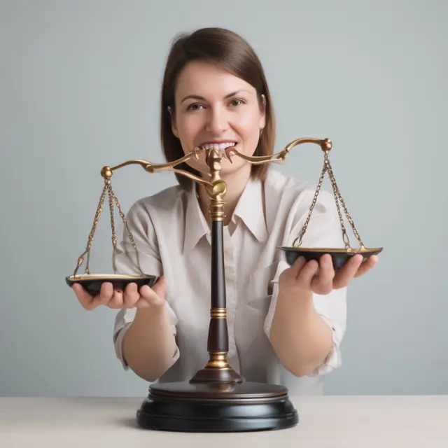Borrower comparing various unsecured loan offers using a balance scale, emphasizing the necessity of selecting the best deal.