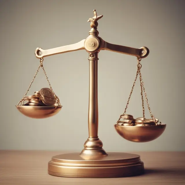 Image of a balance scale with 