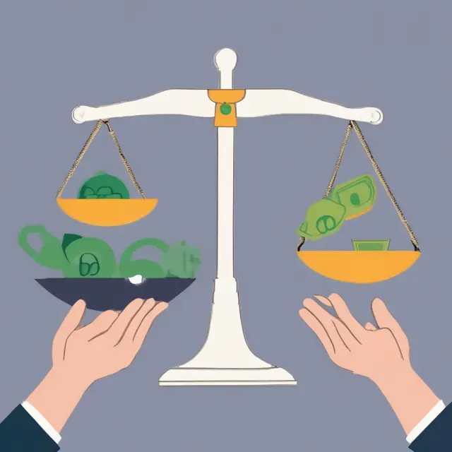 An image of a balance scale showing the weighing of pros and cons for unsecured and secured loans, helping to visually illustrate the decision-making process between lenders and borrowers.