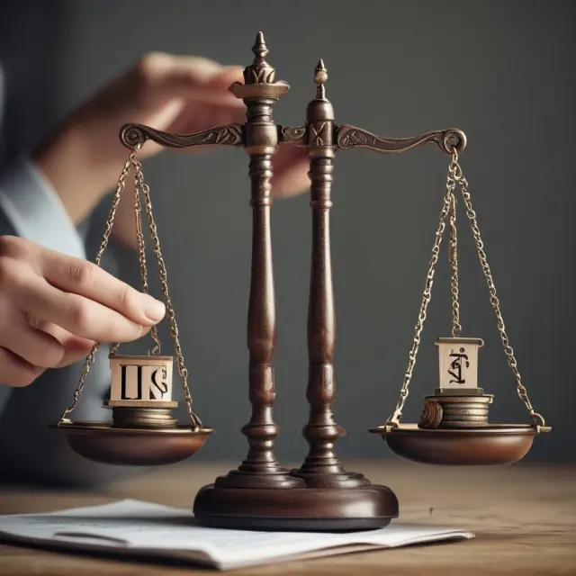 A seller weighs tax reporting and IRS compliance on two scales; unstated interest paid is represented by the additional weights.