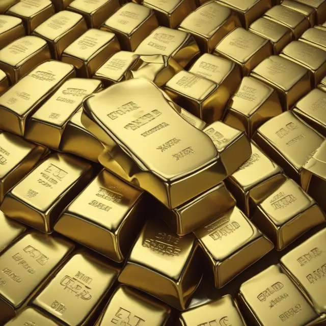 European Central Bank purchasing golden bars to influence money supply and exchange rate through unsterilized intervention
