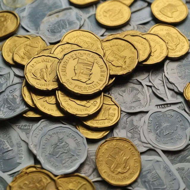 Central bank selling domestic currency with gold coins illustrating economic implications