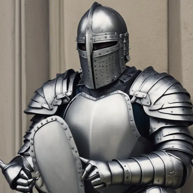 FINRA official in armor, safeguarding investors by assessing their investment needs and enforcing suitable recommendations