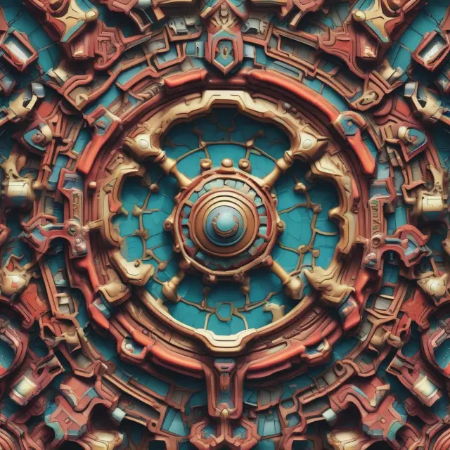 A colorful kaleidoscope symbolizes the diverse range of industries and their inherent unsystematic risks.