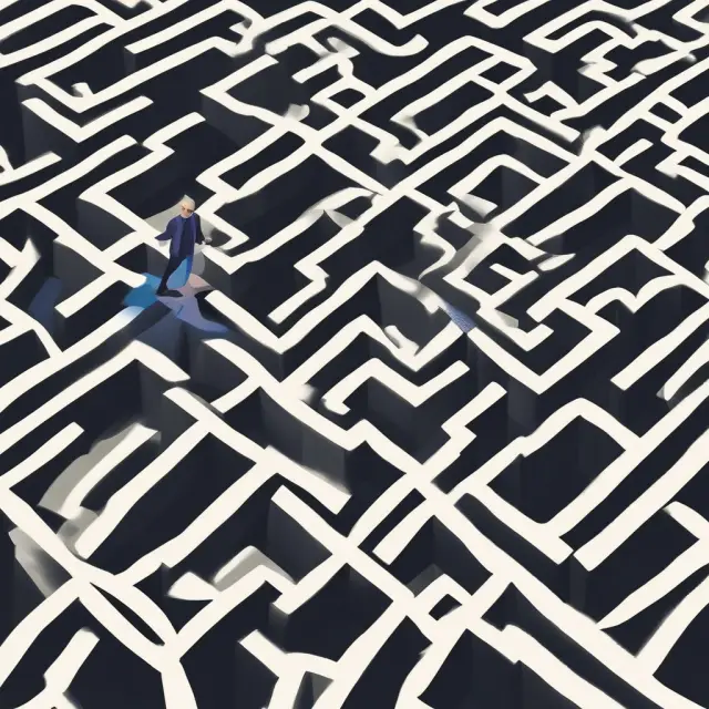 Investor exploring call and put barrier options, unlocking complex pathways to potential gains in financial markets.