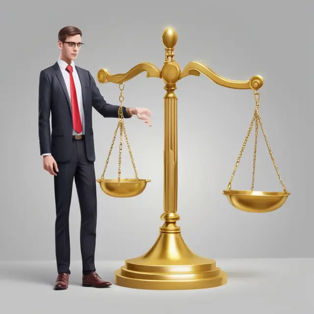 Institutional investor holding scales, considering the advantages and disadvantages of using up-and-out options for cost savings and risk management.