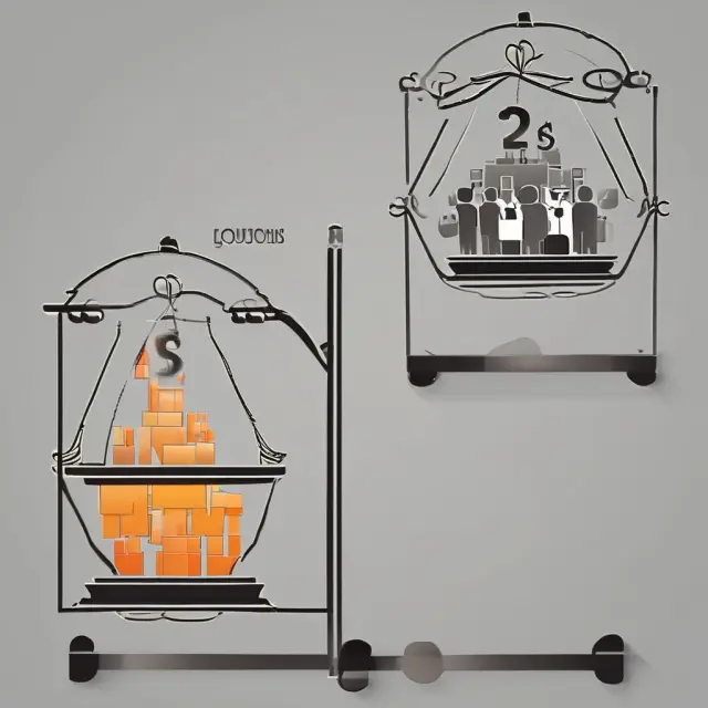 An image of a balance scale with two pans - one containing a benchmark index, the other representing an active manager