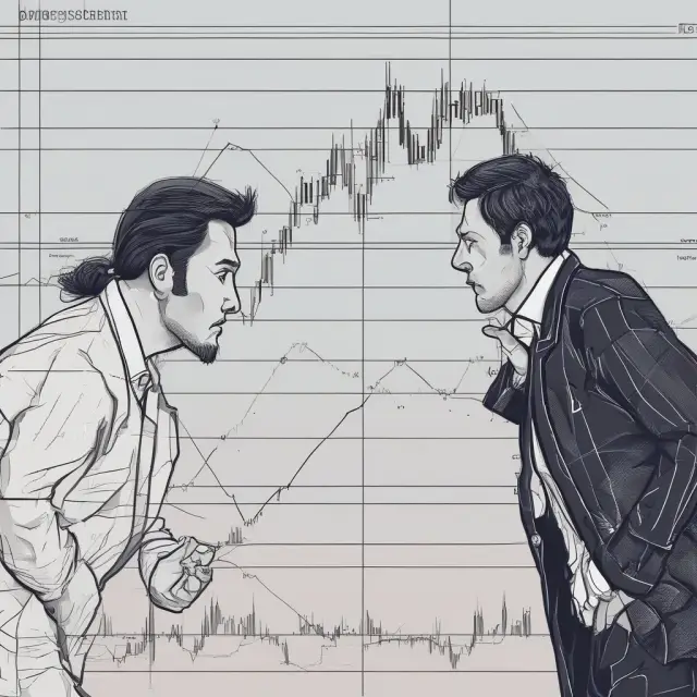Traders studying a chart displaying bullish up gap side-by-side white lines and receiving confirmation with RSI below 70 and MACD positive crossover