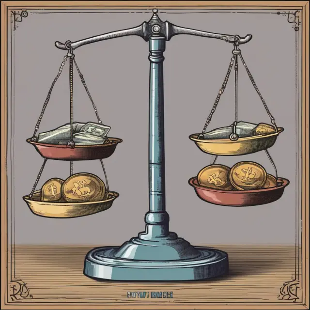 An image of a scale comparing Uphold