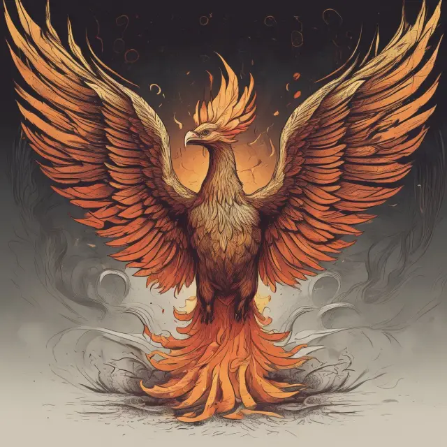 Phoenix rising, representing Uphold