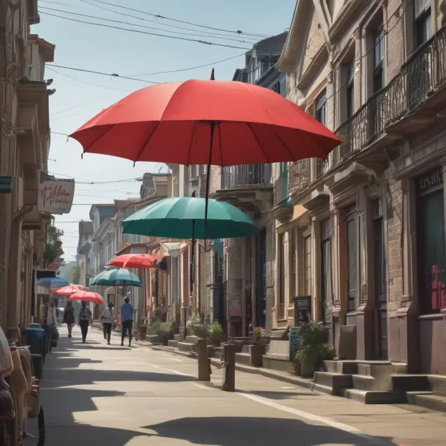 Umbrella sheltering property owners during exchange of properties for UPREIT units