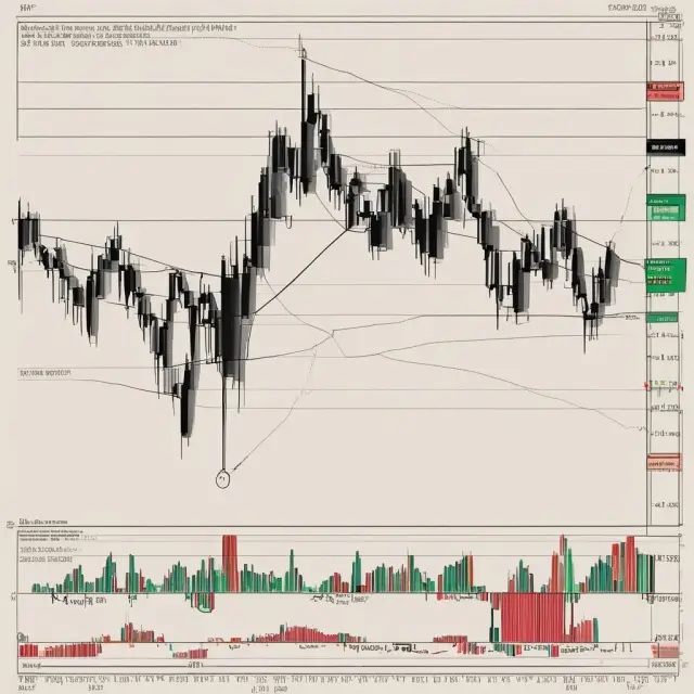 An image depicting a bullish green candle followed by an upside gap, then a larger bearish red candle that engulfs the previous bullish candle, signaling potential market reversals.