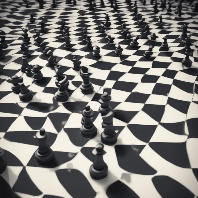 Institutional investors engaging in private trades to balance liquidity and efficiency on a transparent market chessboard
