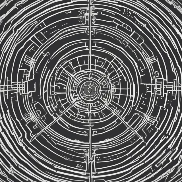 An ethics compass navigating an intricate regulatory maze, symbolizing ethical considerations and regulatory requirements in Upstart