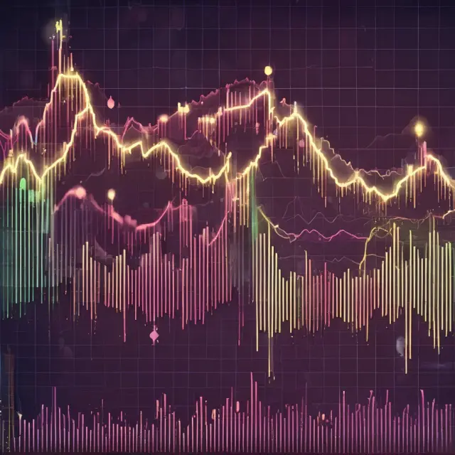 Uptick volume chart revealing bullish and bearish trends in stock market movements