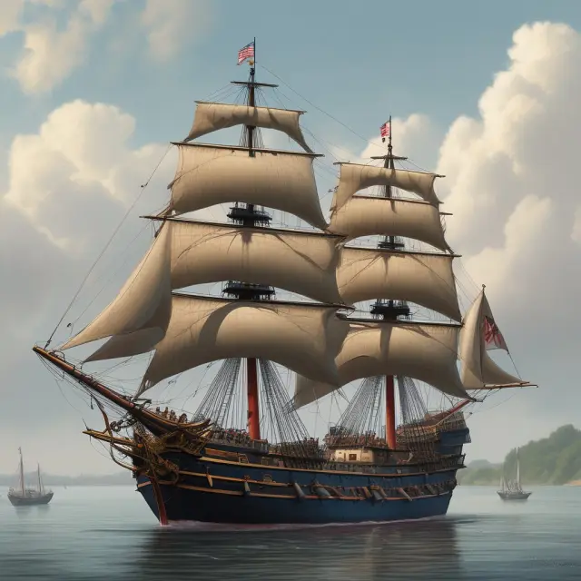 A ship sailing the vast sea of veteran support: VHA (hull), VBA (sails billowing with aid), and NCA (calm harbor).