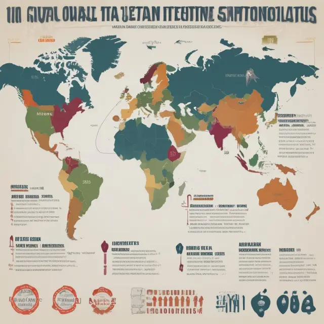 Top 10 USAID recipient countries marked on a global map, contributing to the