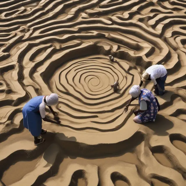 A ripple effect of change spreading across the globe, symbolizing USAID