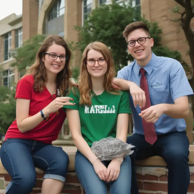 Golden threads represent connections; Marshall graduates forming an extensive, global network for career opportunities
