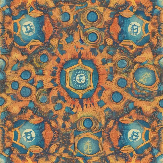 Six currency orbs orbit around a radiant US Dollar in a kaleidoscopic representation of the USDX