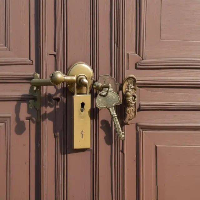 An image of a person turning a key in a complex lock, symbolizing the process of negotiating and securing a Use and Occupancy agreement to gain temporary access to a property