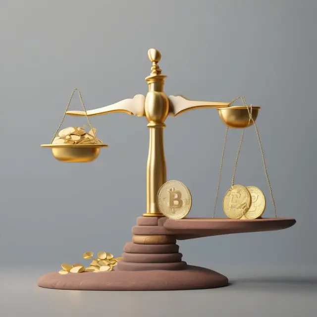 Gold coins (representing one party) and contracts (representing the other) balanced on a seesaw, symbolizing the delicate equilibrium of use and occupancy agreements in real estate transactions.