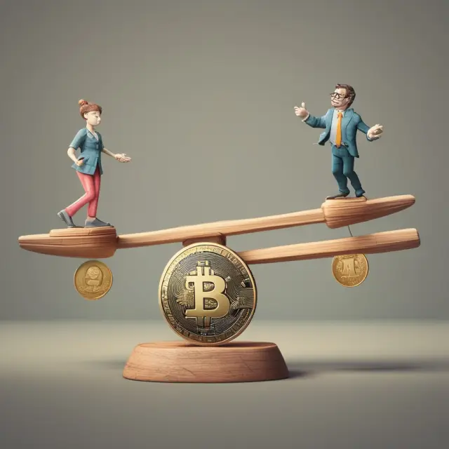 User fees and taxes visualized as coins on a seesaw, demonstrating their differing roles in payment structure and revenue distribution