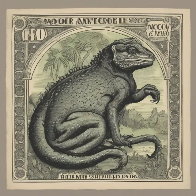 A collection of banks transforming into different colored chameleons, representing incorporation in varying usury jurisdictions