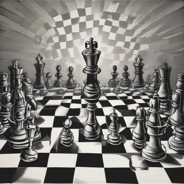 Bankers strategizing around a chessboard, symbolizing the ongoing debate on usury laws
