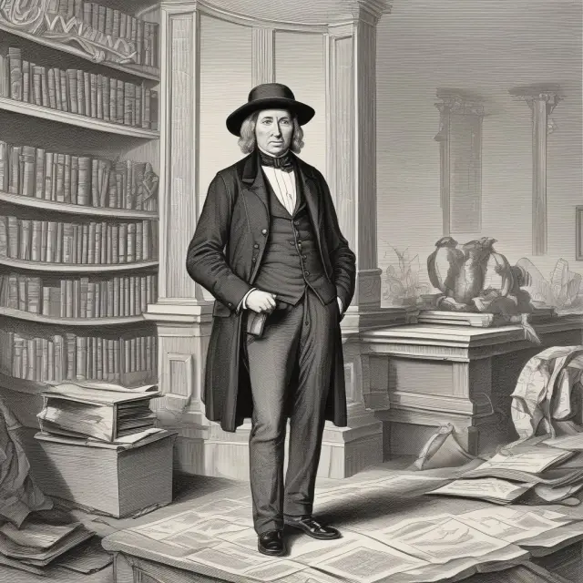 Image of Jeremy Bentham and John Stuart Mill constructing a utopian city, symbolizing their contributions to the ethical theory of Utilitarianism