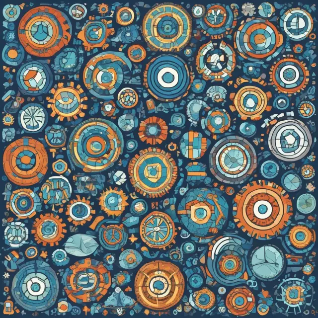Mosaic of logos for NRG Energy, OGE Energy Corp, and PG&E amidst gears in motion, representing regulatory oversight in the utility sector.