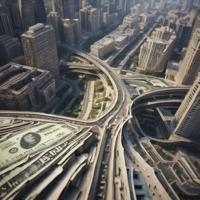 Visualization of monetary and fiscal policy contributing to a V-Shaped economic recovery