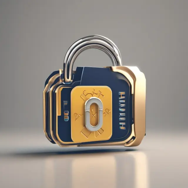 A credit card with its validation code shielded by a lock, representing secure transactions