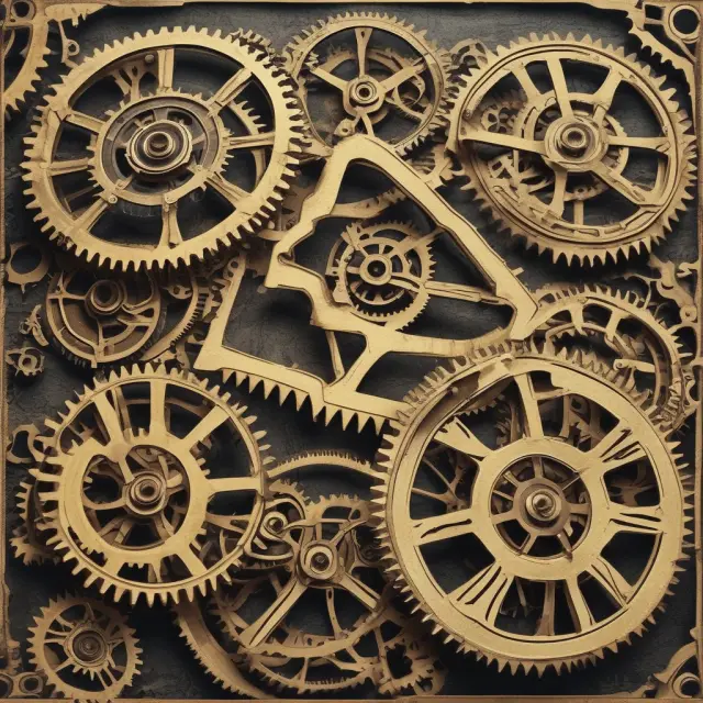 A Swiss clockwork with interconnected gears displaying various Valoren numbers representing financial instruments for efficient identification and data management.