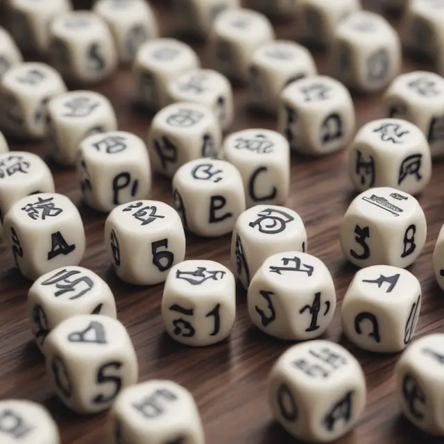 An image showing an assortment of dice with the faces representing various insurance valuation clauses: actual cash value (ACV), replacement cost, stated value, agreed value, and market value.