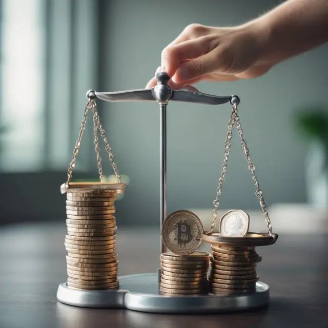 Coins symbolizing assets depreciate unevenly, and the ACV (left) pays out less than the replacement cost (right)