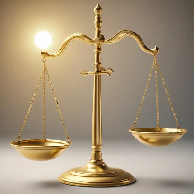 Two golden scales balancing the concepts of stated value and agreed value in insurance policies.
