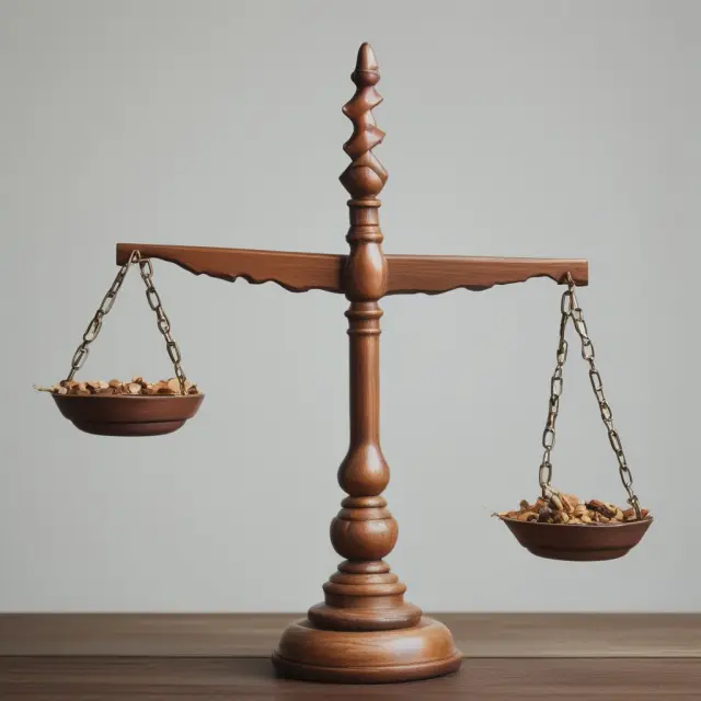 See-saw balanced by regulatory pillars and mortality tables, representing fair insurance practices.