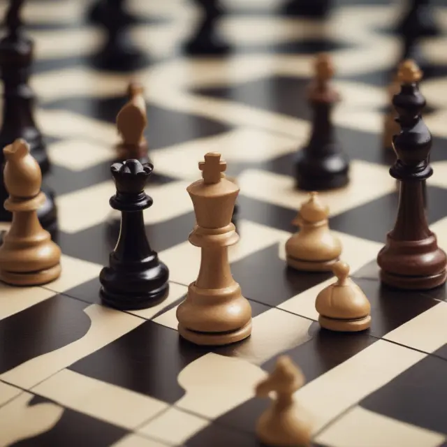 A regulatory body, represented as a king, plays chess with insurance companies to maintain policyholder protection and financial stability