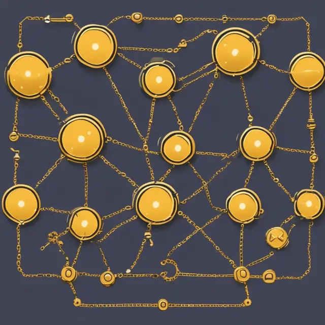 A golden chain symbolizing the partnership between value-added resellers, IT manufacturers, and end-users.