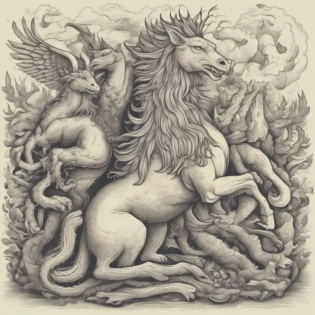 Mythical creatures symbolizing common misconceptions about VARs being debunked by a figure representing truth